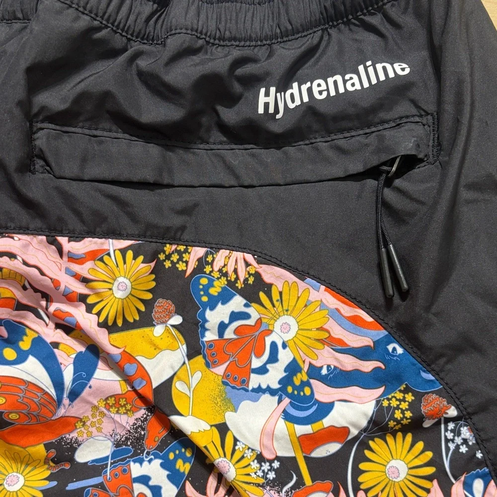 The North Face Floral Print Track Pants with Black Side Panels - Picture 6 of 10